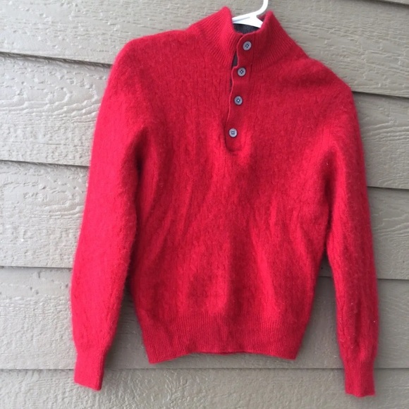 Daniel Cremieux signature collection Man’s red sweater 100% cashmere size M
